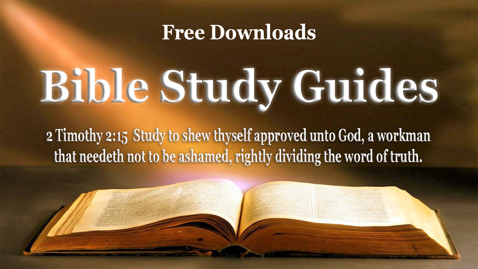 Bible Study Guides