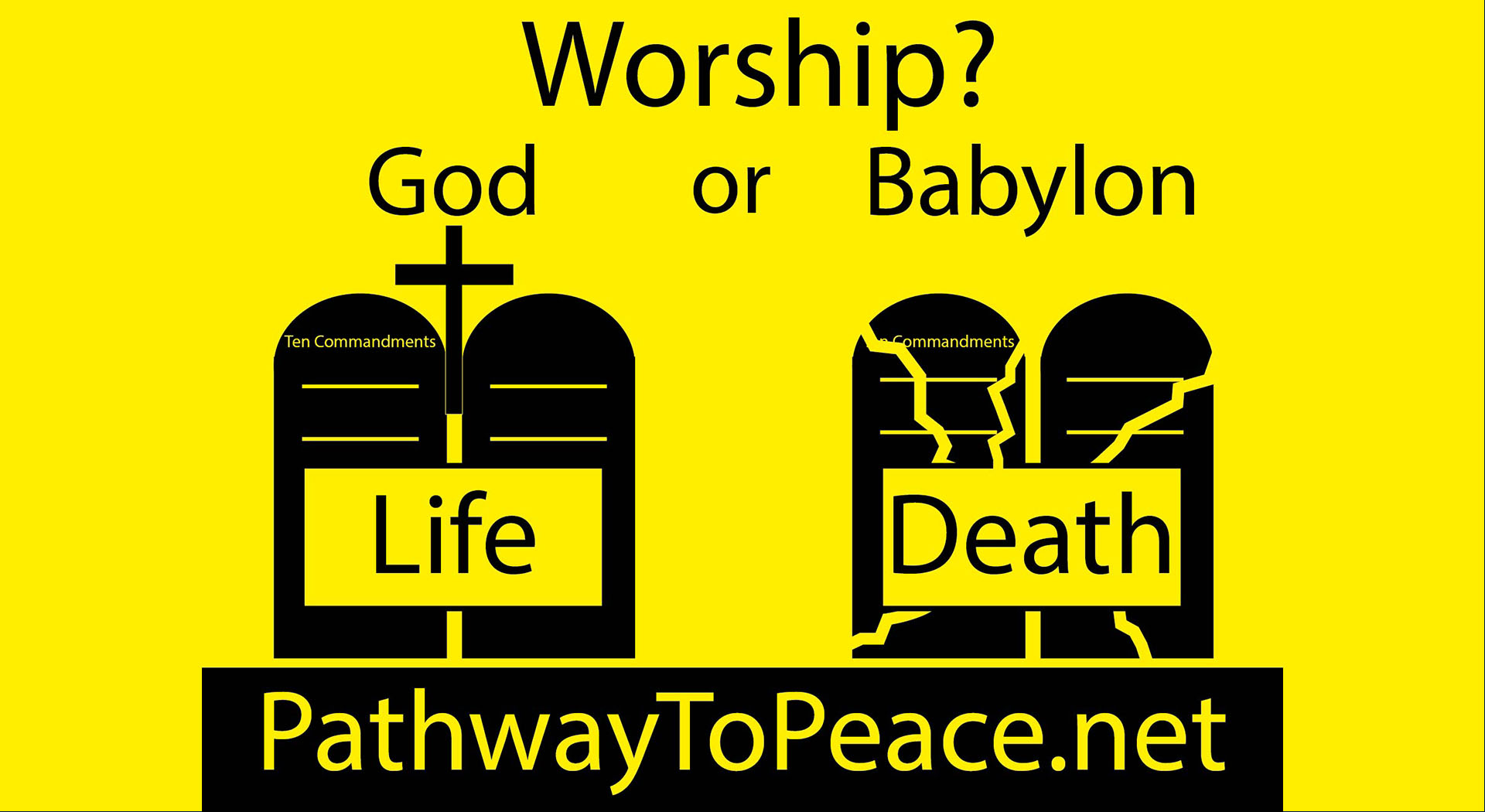 Worship? God or Babylon
