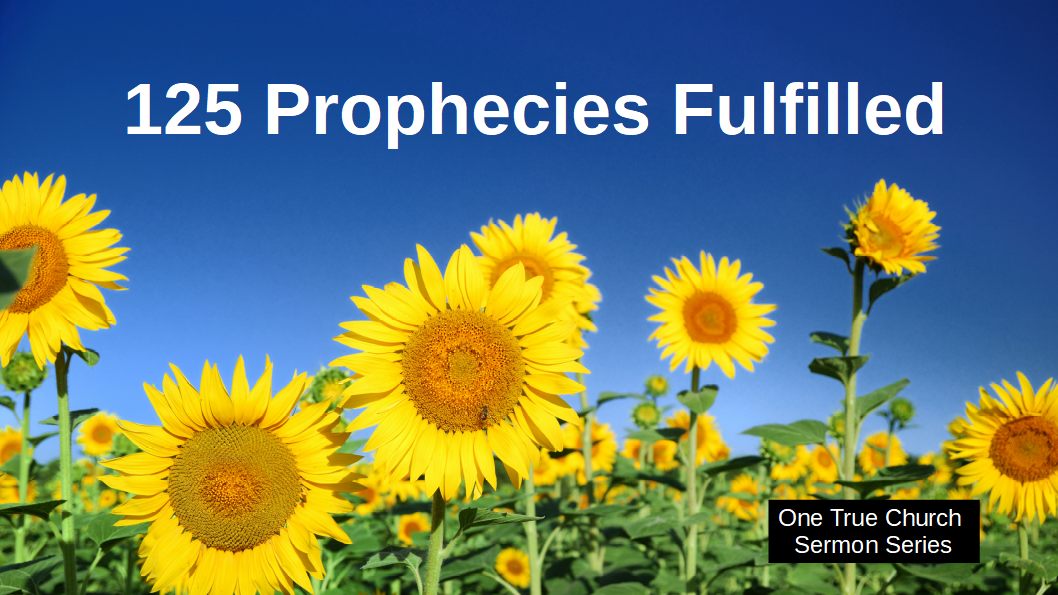 5 125 Prophecies Fulfilled