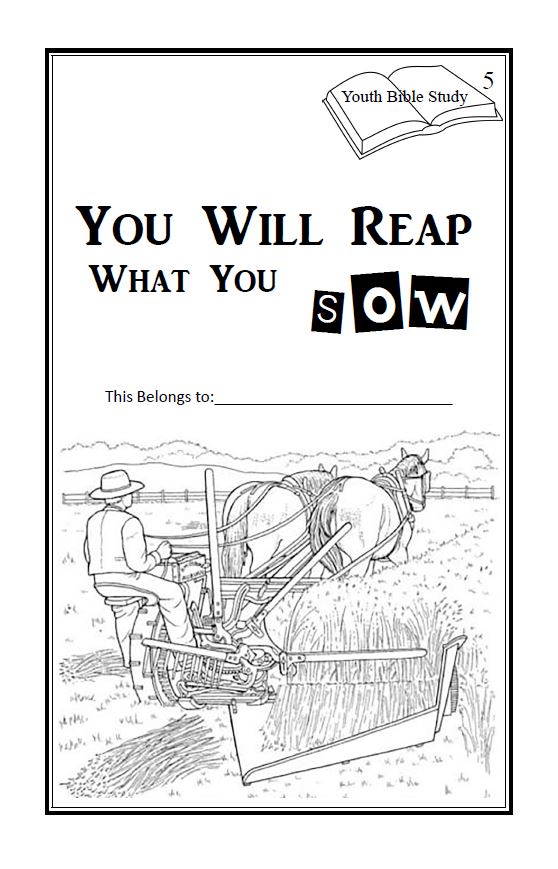 5 You Will Reap What You Sow